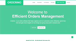 Desktop Screenshot of orderino.com