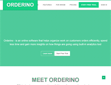 Tablet Screenshot of orderino.com